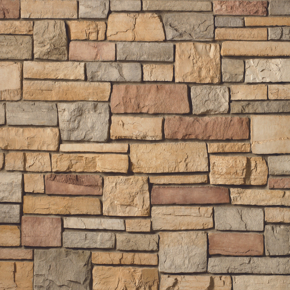 Country Ledgestone Caramel Cultured Stone thin stone