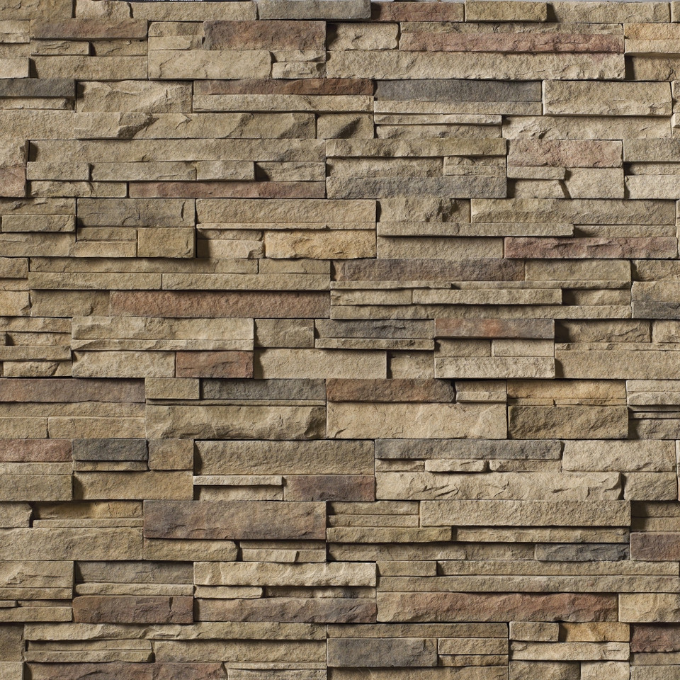 Pro-Fit Alpine Ledgestone Panel Chardonnay cultured thin stone