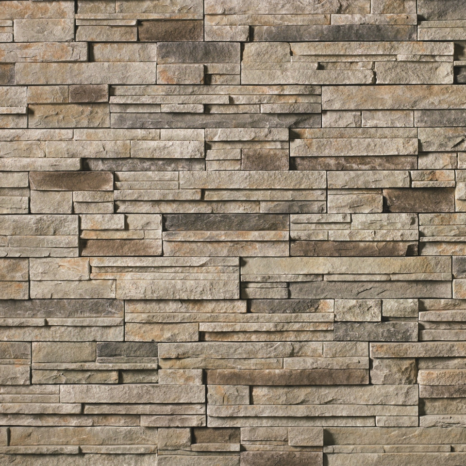 Pro-Fit Alpine Ledgestone Panel Echo Ridge cultured thin stone