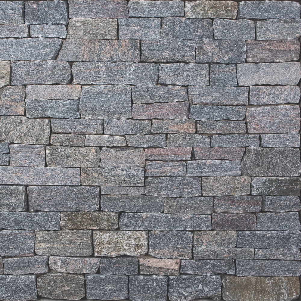 Popular 3d Polish Grey Granite Ledgestone Culture Stone for