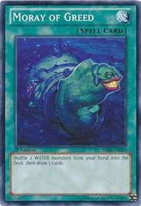 Moray of Greed | SDRE-EN029 | 1st Edition | Structure Deck: Realm of the Sea Emperor
