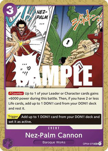 Nez-Palm Cannon - OP04-075 - [OP04] Kingdoms of Intrigue