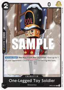 One-Legged Toy Soldier - OP05-081 - [OP05] Awakening of the New Era