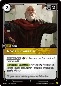 Noxian Emissary - 128:166 - Vendetta