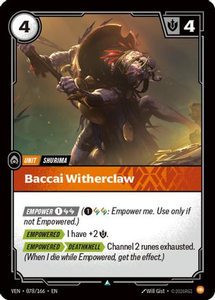 Baccai Witherclaw - 078:166 - Vendetta