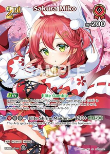 Sakura Miko (SR) (hBP03-030) - hBP03-030 - Elite Spark