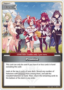 Promise (P) (hBP01-113) - hBP01-113 - hololive OFFICIAL CARD GAME Promos