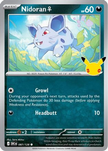Nidoran F - 087:128 - ME: 30th Celebration