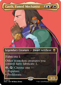 Cayth, Famed Mechanist (Borderless) - 10 - Modern Horizons 3 Commander