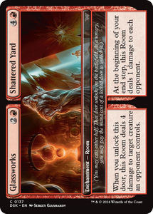 Glassworks // Shattered Yard - 137 - Duskmourn: House of Horror