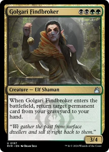 Golgari Findbroker - 187 - Ravnica Remastered