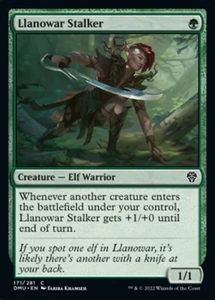 Llanowar Stalker - 171 - Dominaria United
