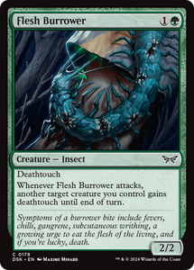 Flesh Burrower - 178 - Duskmourn: House of Horror