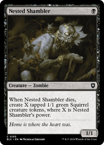 Nested Shambler - 185 - Bloomburrow Commander
