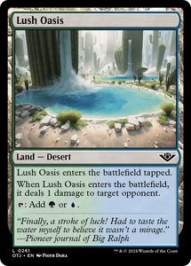 Lush Oasis (Foil) - 261_lush-oasis - Outlaws of Thunder Junction