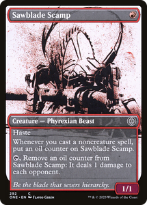 Sawblade Scamp (Showcase Ichor) (Foil) - 292 - Phyrexia: All Will Be One