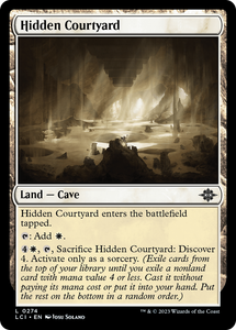 Hidden Courtyard - 274_hidden-courtyard - The Lost Caverns of Ixalan