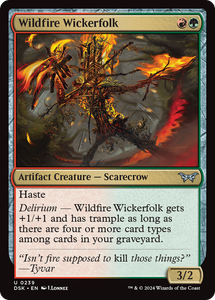 Wildfire Wickerfolk - 239 - Duskmourn: House of Horror