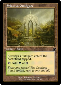 Selesnya Guildgate (Retro Frame) (Foil) - 410_selesnya-guildgate-retro-frame - Ravnica Remastered