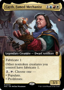 Cayth, Famed Mechanist (Extended Art) - 26 - Modern Horizons 3 Commander
