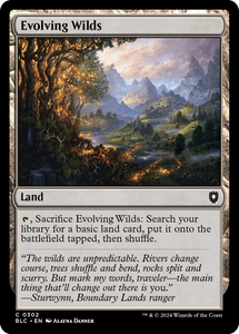 Evolving Wilds - 302_evolving-wilds - Bloomburrow Commander