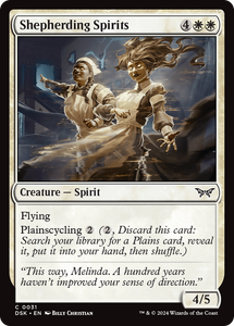 Shepherding Spirits (Foil) - 31 - Duskmourn: House of Horror