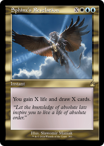 Sphinx's Revelation (Retro Frame) - RVR-383-RETRO-FRAME-EN - Ravnica Remastered