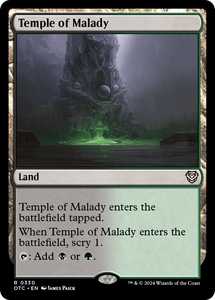 Temple of Malady - 330_temple-of-malady - Outlaws of Thunder Junction Commander