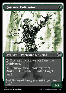 Rustvine Cultivator (Showcase Ichor) (Foil) - 295 - Phyrexia: All Will Be One
