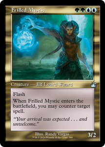 Frilled Mystic (Retro Frame) (Foil) - 366 - Ravnica Remastered