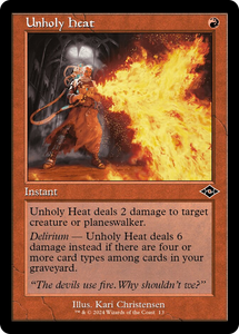 Unholy Heat (Retro) (Foil) - MH3-13-MH2-EN - Modern Horizons 2