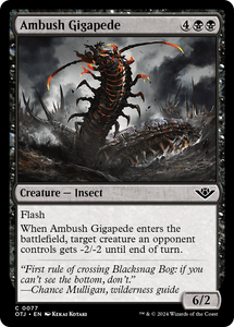 Ambush Gigapede - 77 - Outlaws of Thunder Junction
