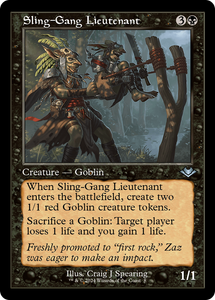Sling-Gang Lieutenant (Retro) - MH3-8-MH1-EN - Modern Horizons