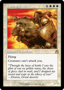 Blazing Archon (Retro Frame) - RVR-302-RETRO-FRAME-EN - Ravnica Remastered