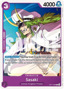Sasaki - OP17-068 - [OP17] The World's Strongest Warriors