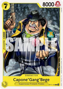 Capone"Gang"Bege - OP17-100 - [OP17] The World's Strongest Warriors