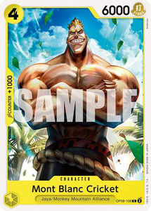 Mont Blanc Cricket - OP08-108 - [OP08] Two Legends