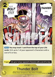 Thunder Bolt (Jolly Roger Foil) - OP03-121 - [PRB01] Premium Booster -The Best-