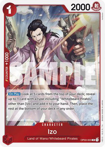 Izo (OP03-003) (Reprint) - OP03-003 - [PRB01] Premium Booster -The Best-