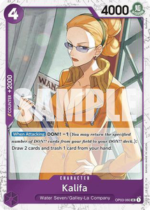 Kalifa (Jolly Roger Foil) - OP03-060 - [PRB01] Premium Booster -The Best-