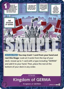 Kingdom of GERMA (Jolly Roger Foil) - OP06-079 - [PRB01] Premium Booster -The Best-