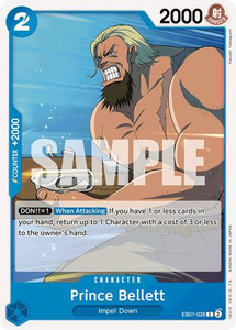 Prince Bellett - EB01-026 - [EB01] Extra Booster: Memorial Collection