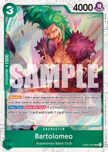 Bartolomeo (Pirate Foil) - OP07-031 - [PRB02] Premium Booster The Best - Vol. 2