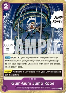 Gum-Gum Jump Rope (Pirate Foil) - OP09-079 - [PRB02] Premium Booster The Best - Vol. 2