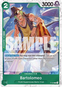 Bartolomeo (P-029) (Jolly Roger Foil) - P-029 - [PRB01] Premium Booster -The Best-