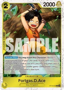 Portgas.D.Ace - ST13-010 (Pirate Foil) - ST13-010 - [PRB02] Premium Booster The Best - Vol. 2