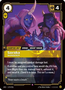 Soraka - Wanderer - 173:221 - Spiritforged