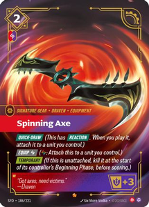 Spinning Axe - 186:221 - Spiritforged