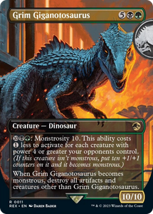 Grim Giganotosaurus (Borderless) - 11 - Jurassic World Collection
