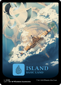 Island (0288) - 288_island-0288 - The Lost Caverns of Ixalan (Foil)